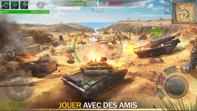 Screenshot #1 pour Tank Force: Jeux de guerre 3D