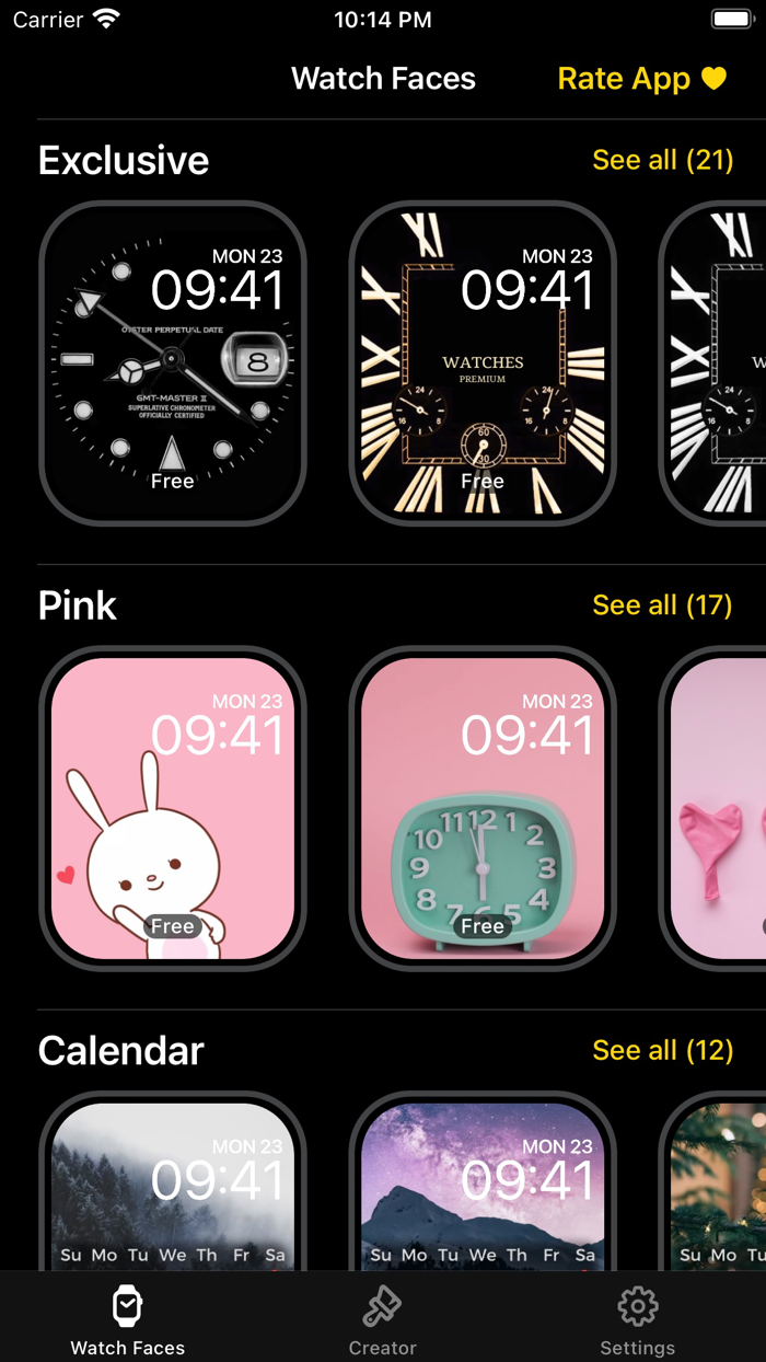 Watch Faces for iWatch Gallery