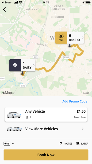 Wrexham Taxis Screenshot