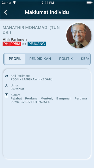 PRU Malaysia Screenshot