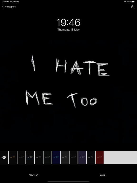 Sad Wallpapers Emo Dark Bts 4K iPad screenshot 7 - Entertainment app