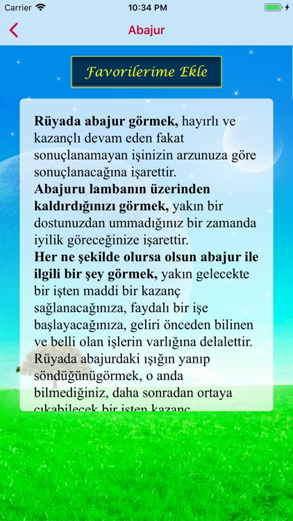 Rüya Tabirleri Sözlüğü