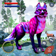 Wild Wolf Fight: Animal Games