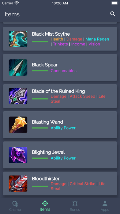 League - Pro Build Legends Screenshot
