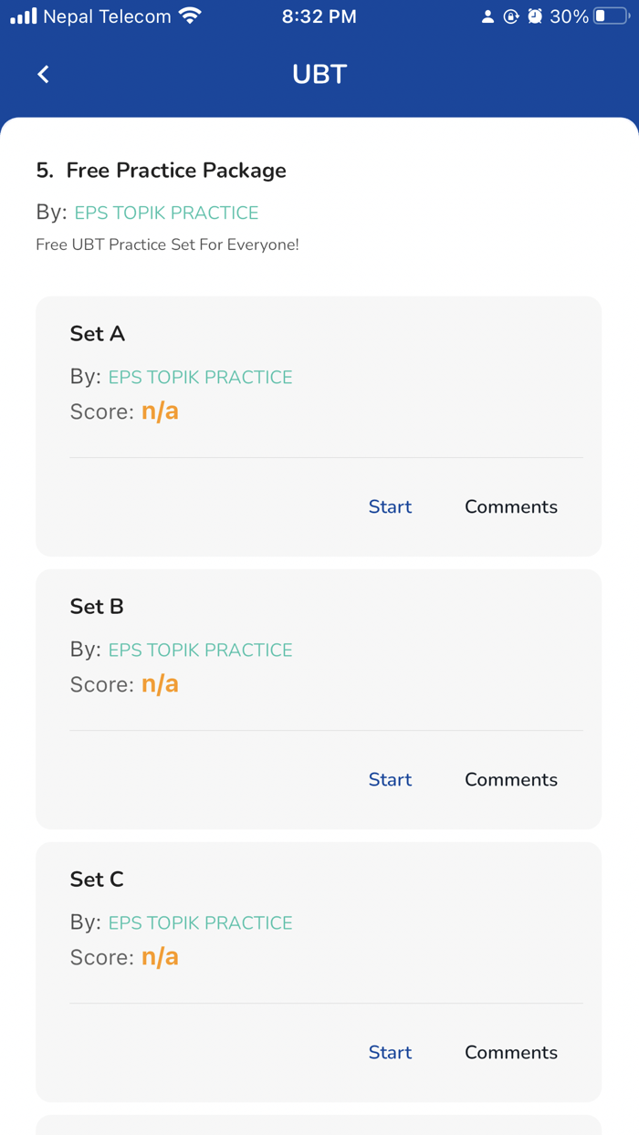 EPS Topik Practice UBT CBT