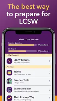 lcsw practice test 2024 iphone screenshot 1