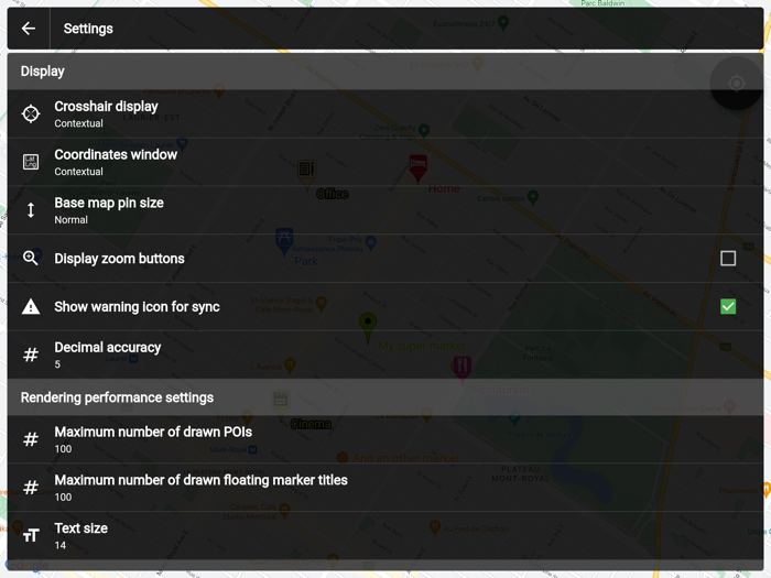 Map Marker places organizer