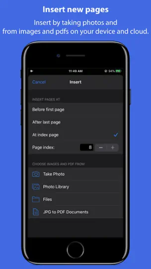 Screenshot von JPG To PDF auf dem iPhone 3