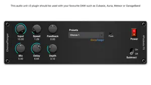 Flanger AUv3 Plugin screenshot 1