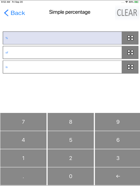 Screenshot #5 pour Percent, Percentage Calculator
