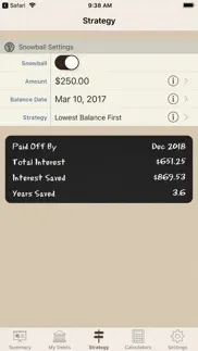 debt manager iphone images 3