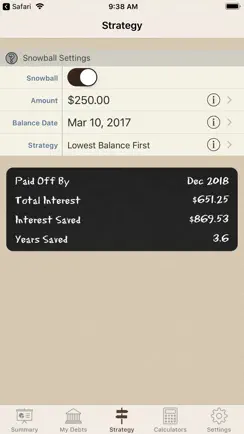 Debt Manager iPhone image 3