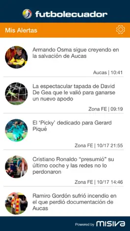 Game screenshot futbolecuador.com - Alertas hack