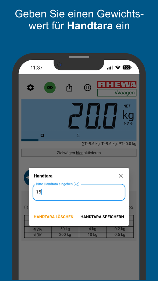 #7. RHEWA Remote Scale (iOS) By: RHEWA-WAAGENFABRIK August Freudewald GmbH & Co. KG
