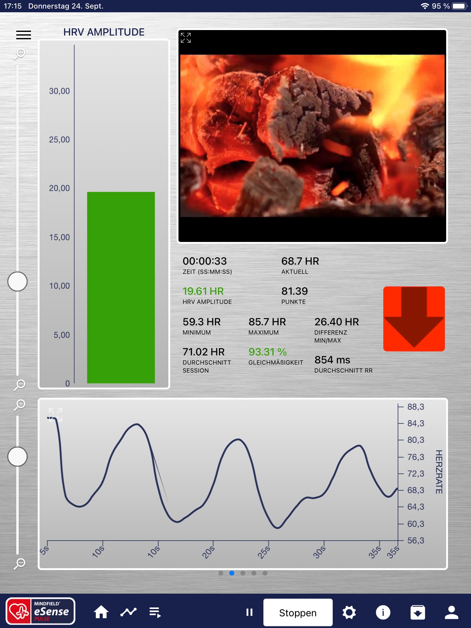 Mindfield eSense screenshot 3