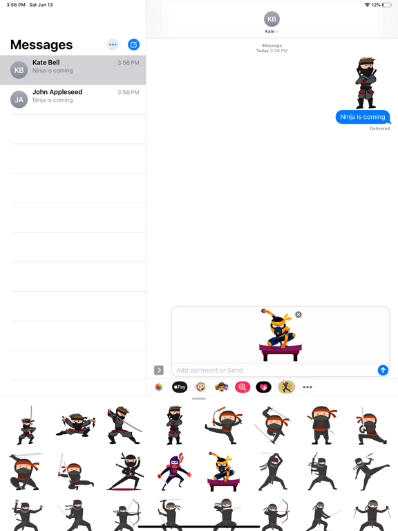 Ninja Samurai Stickers