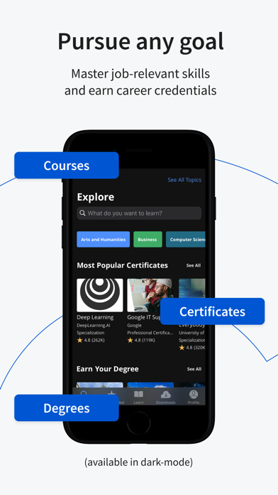 Screenshot #3 pour Coursera : carrière améliorée