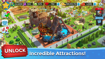 RollerCoaster Tycoon® Touch™ Screenshot