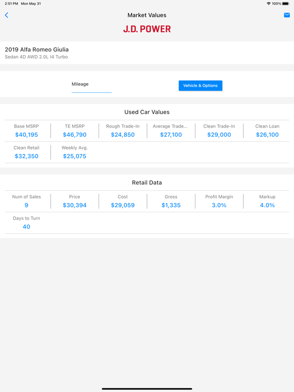 Screenshot #5 pour J.D. Power MarketValues