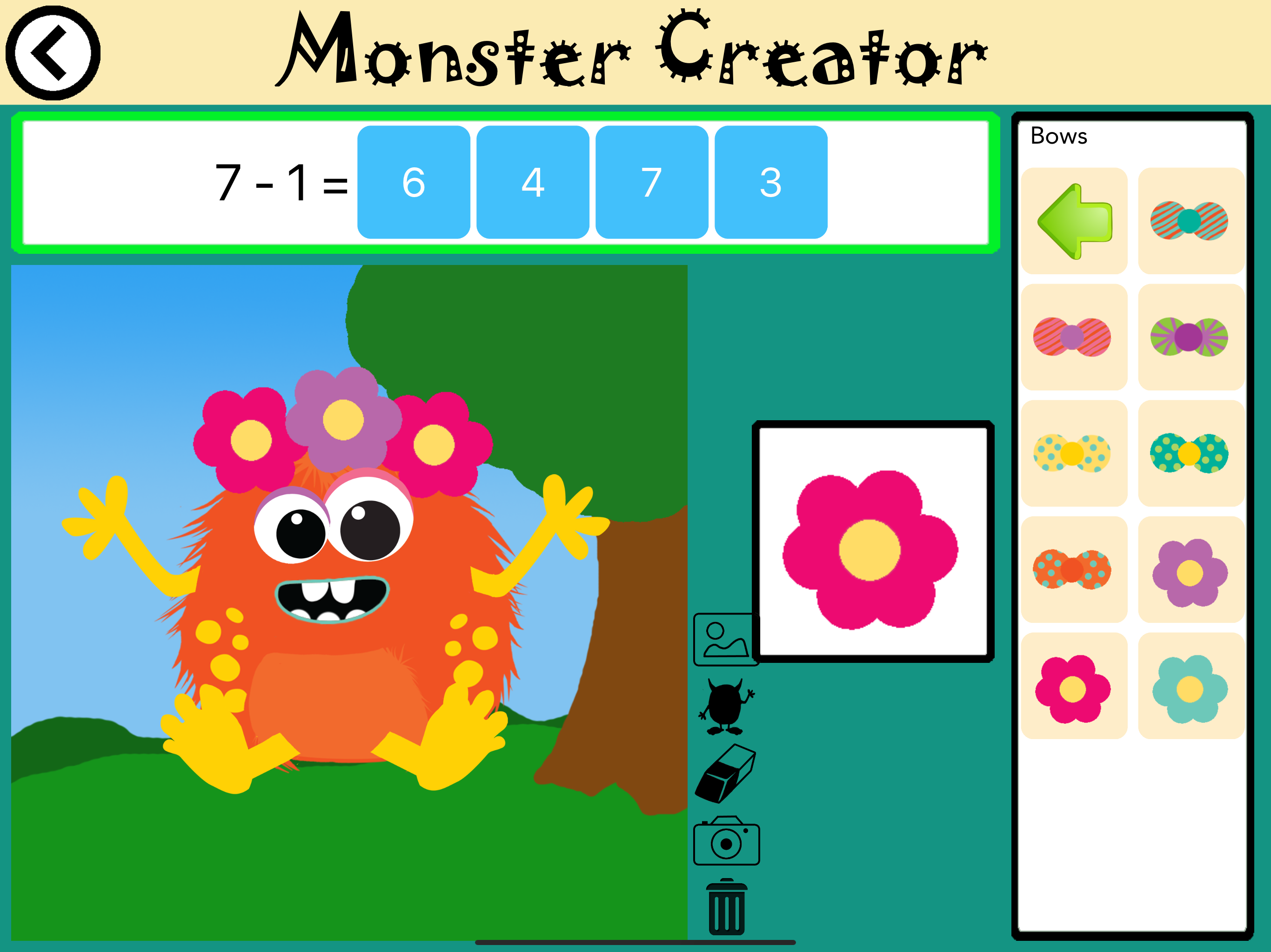 Monster Creator Math screenshot 3