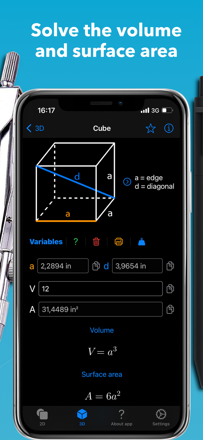 Geometry solver  - calculator