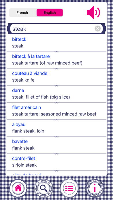 Culinary French A-Z Screenshot