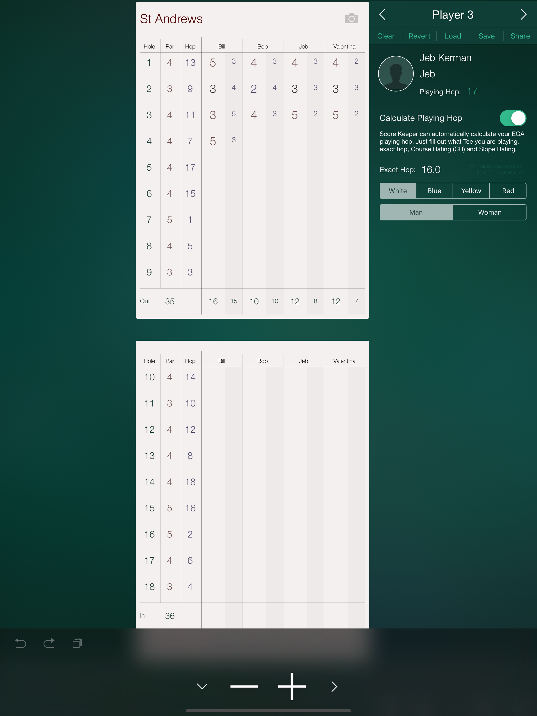 Score Keeper - Stableford