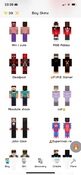 Game screenshot Craft Skins For Mc PE mod apk