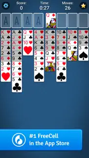 freecell solitaire card game iphone screenshot 4