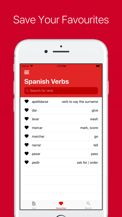 Spanish Verb Conjugator Pro Screenshot