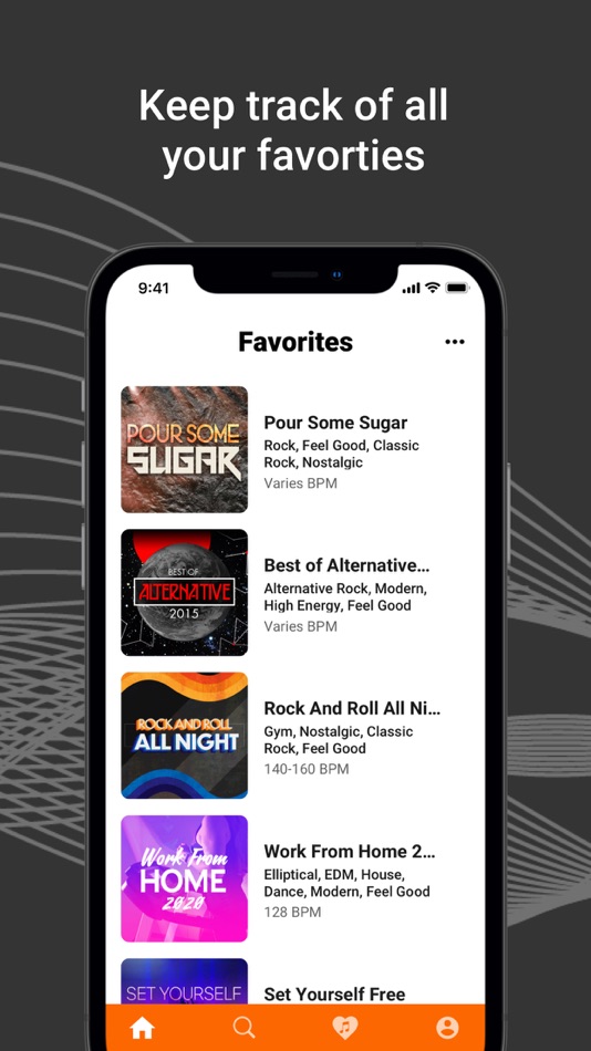 #8. RockMyRun - Workout Music (iOS) By: Rock My World, Inc.