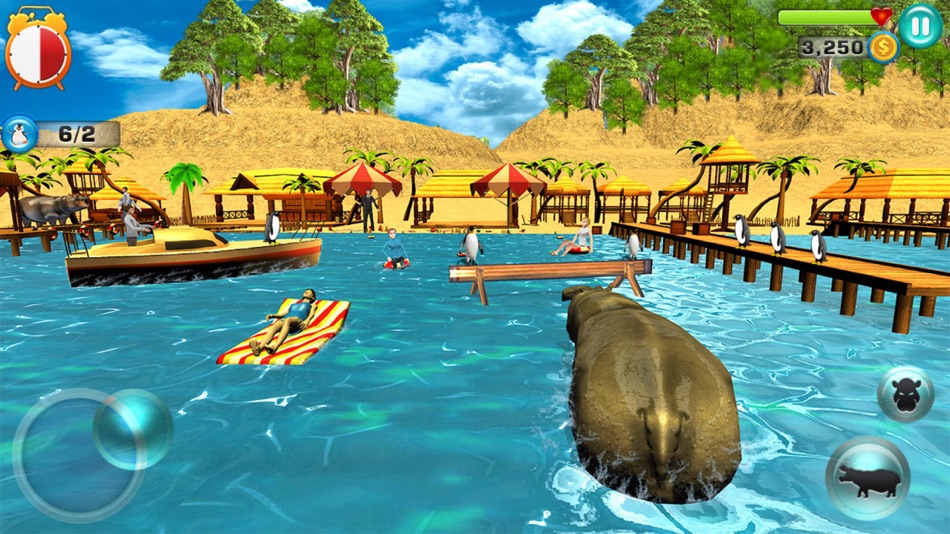 #2. Hungry Hippo Attack Simulator (iOS) 由: PLASMA IT SOLUTIONS