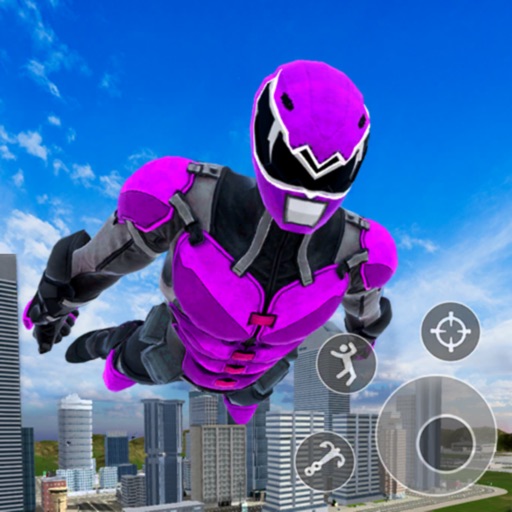 Super Rope Flying City Hero iOS App