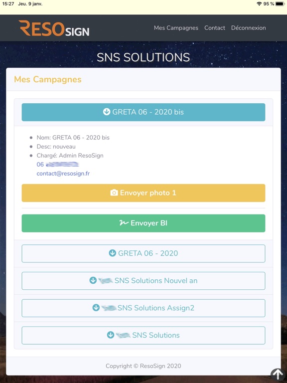 Screenshot #5 pour ResoSign