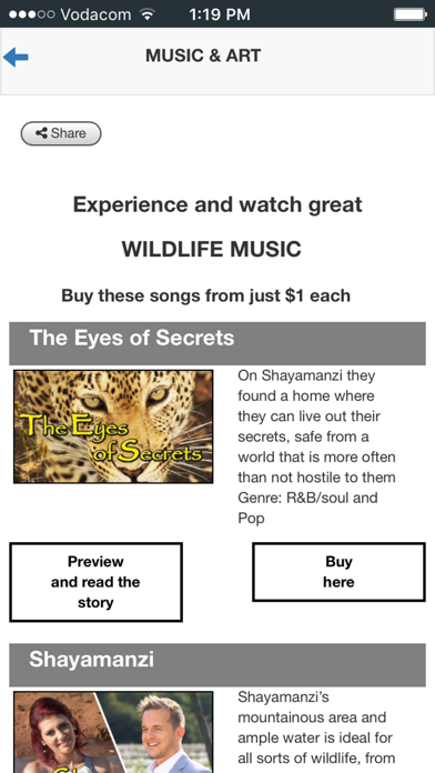 Leopard.tv Wildlife magazine Screenshot