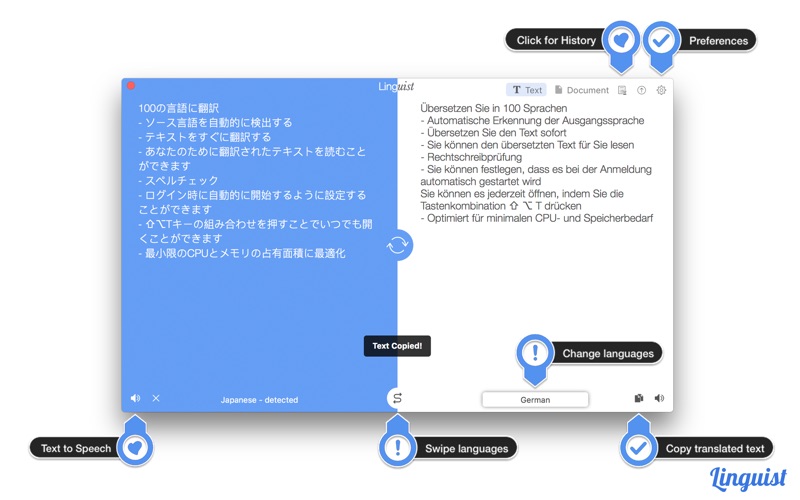 translate now: linguist iphone screenshot 2