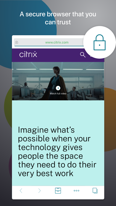 Screenshot #1 pour Citrix Secure Web