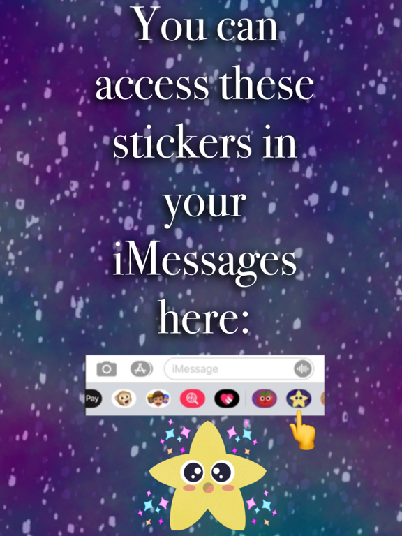 Sassy Stars Sticker Pack iPad screenshot 4 - Stickers app