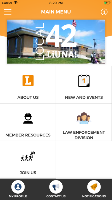 Laborers Local 42 Screenshot