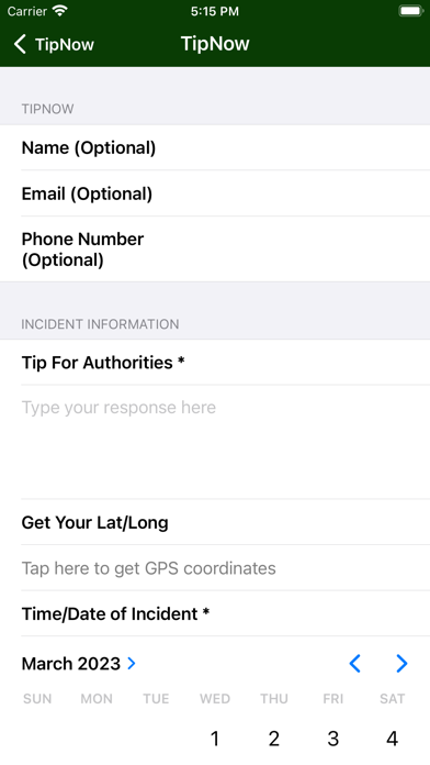 Tulare County Sheriff Screenshot