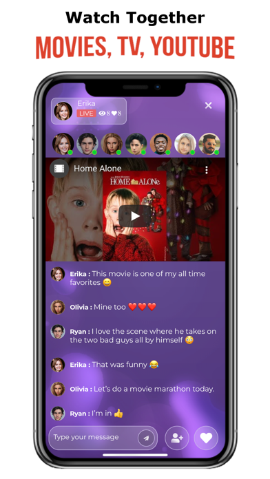 Watch Together Watch Party for iPhone Free App Download
