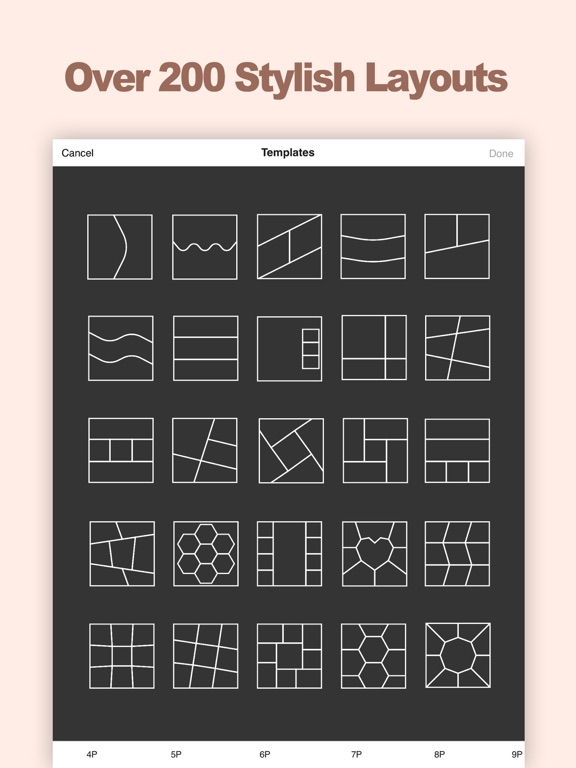 Encollage - Pic Collage Maker iPad screenshot 4 - Photo & Video app