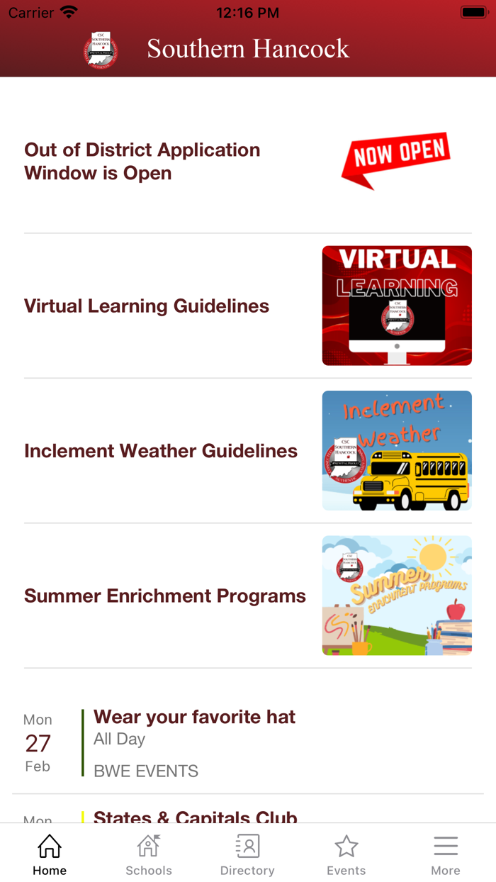 Southern Hancock Schools