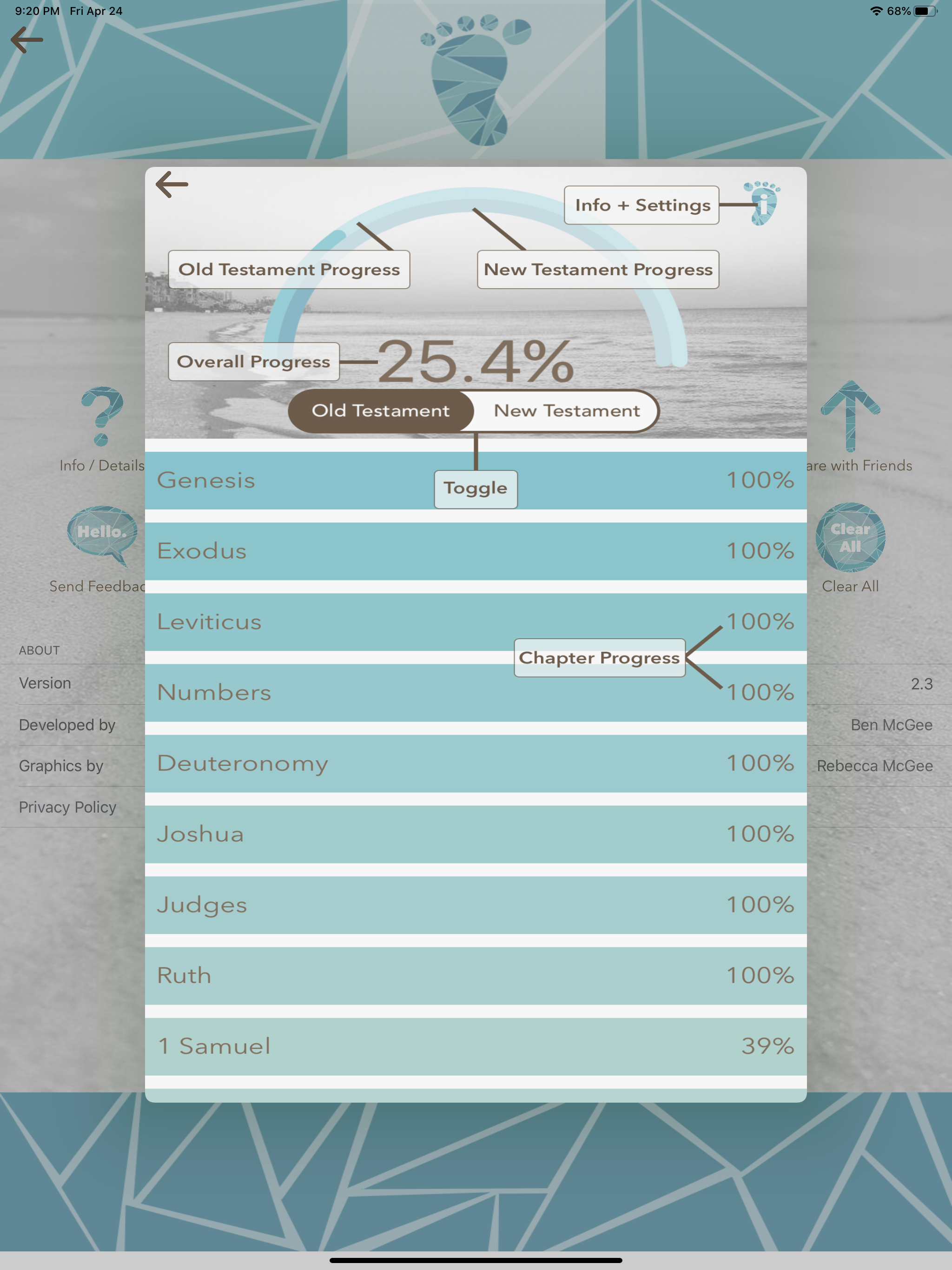 Footsteps: Bible Tracker screenshot 10