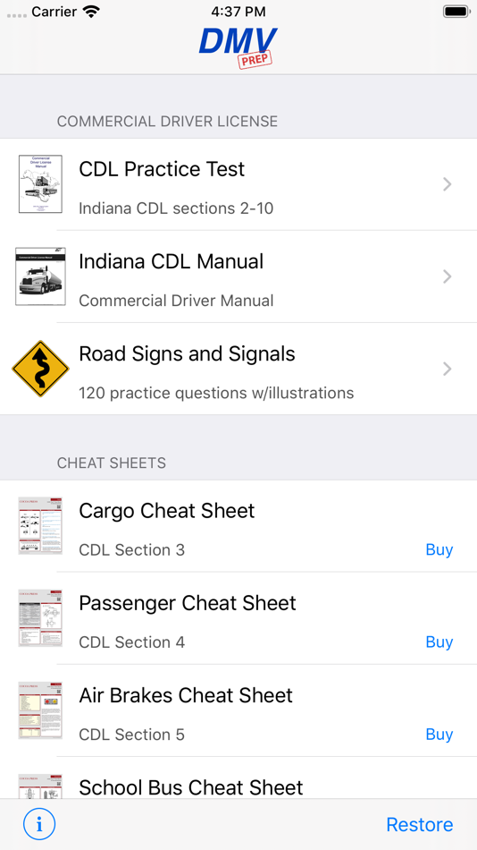 Indiana CDL Test Prep - 6.0 - (iOS)
