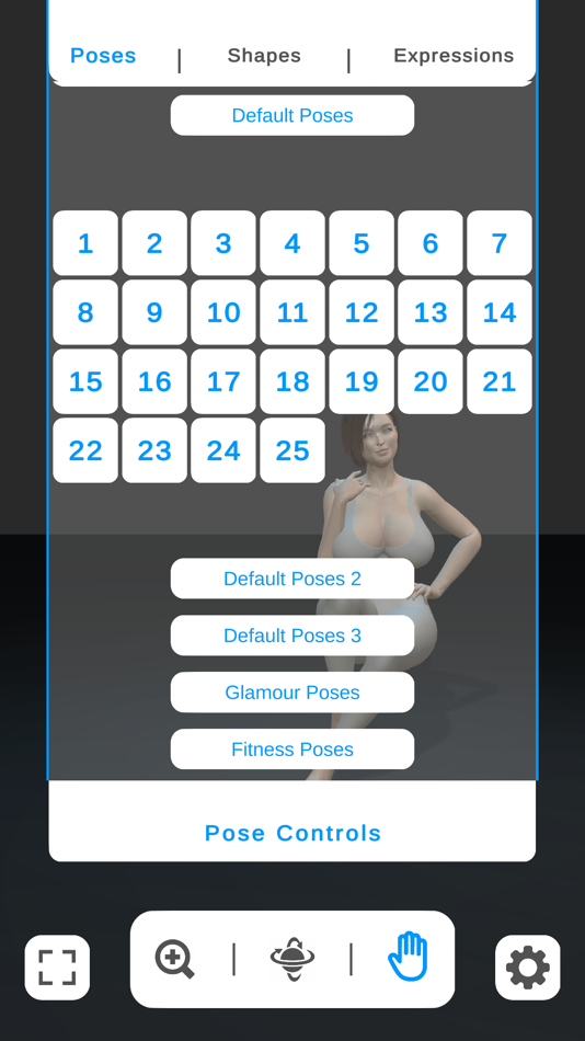 #8. Ultimate Poser 3D Model Poses (iOS) Podle: Vladislav Alikov