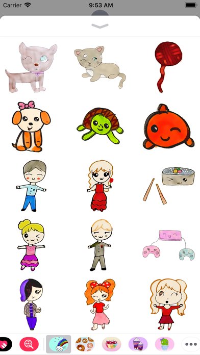 Kawaii Pets & Friends Stickers Screenshot