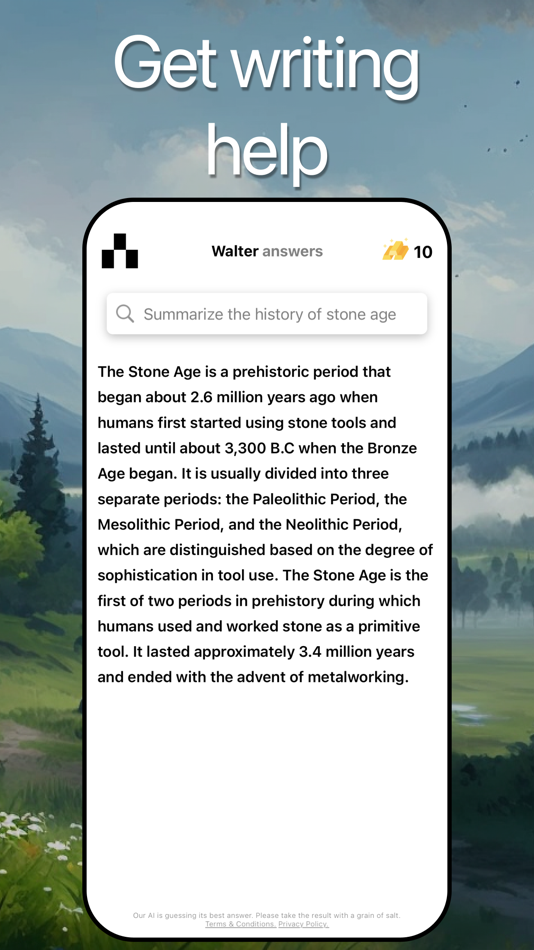 #4. WalterAI: Search/Ask Anything (iOS) Podle: Walter Labs, Inc.