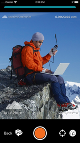 Realtime Altimeter screenshot