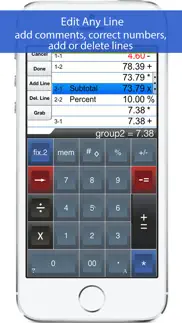 adding machine 10key univ lite iphone screenshot 1